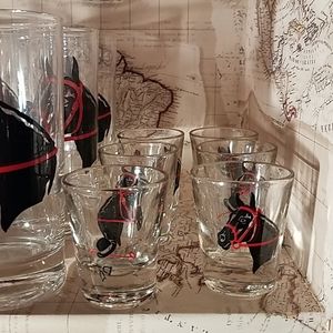 Vintage shot glasses